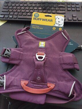 Ruffwear Web Master™ Dog Harness with Handle Purple Rain XXS NEW